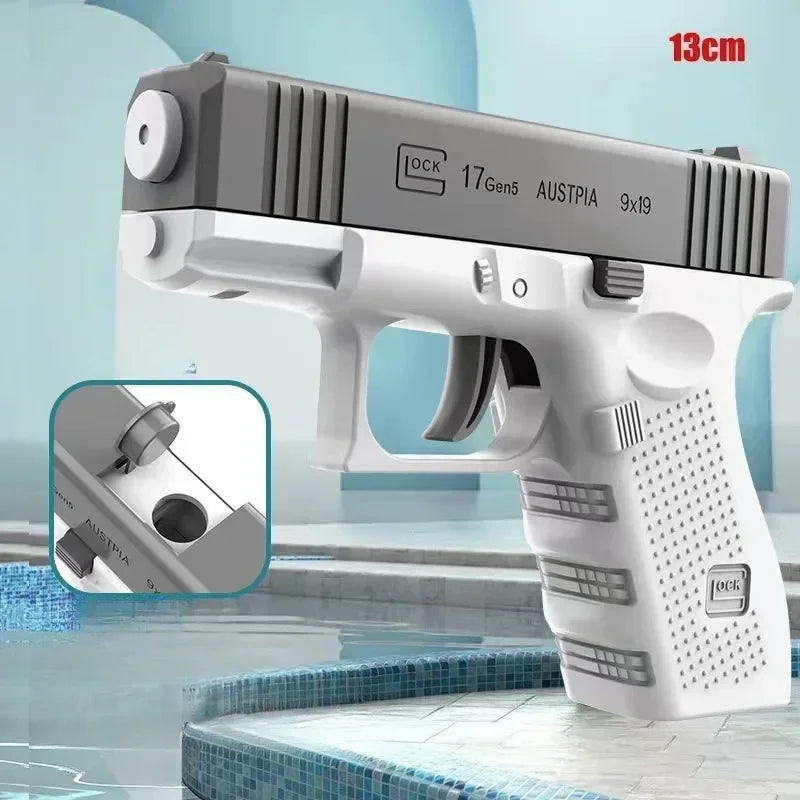 Summer Water Gun Non Electric Pistol High-Pressure Full Automatic Shooting Water Beach Toy Gun Game for Kid Children Best Gift