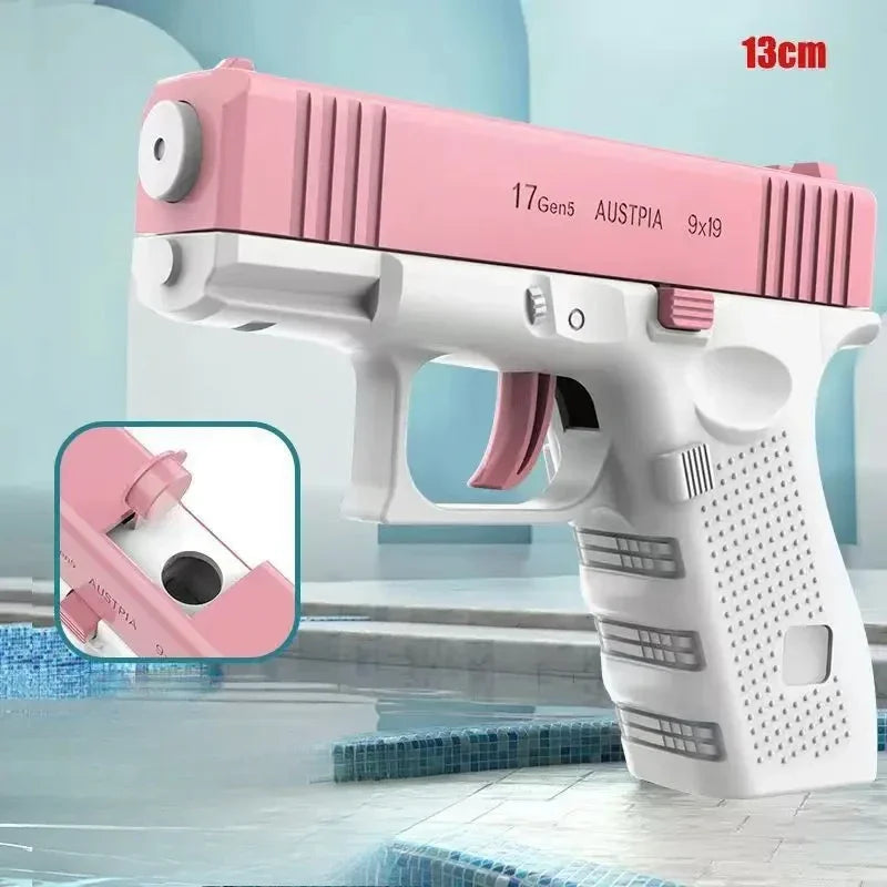 Summer Water Gun Non Electric Pistol High-Pressure Full Automatic Shooting Water Beach Toy Gun Game for Kid Children Best Gift